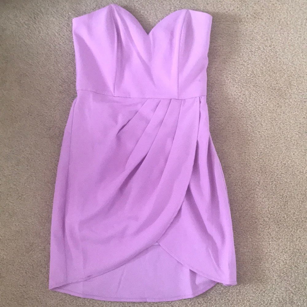 Strapless purple dress *NWT*
